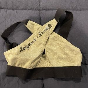 Donuts and Deadlifts keyhole bra